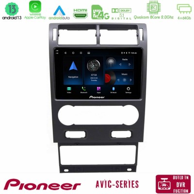 Pioneer AVIC 8Core Android13 4+64GB Ford Mondeo 2004-2007 Navigation Multimedia Tablet 9