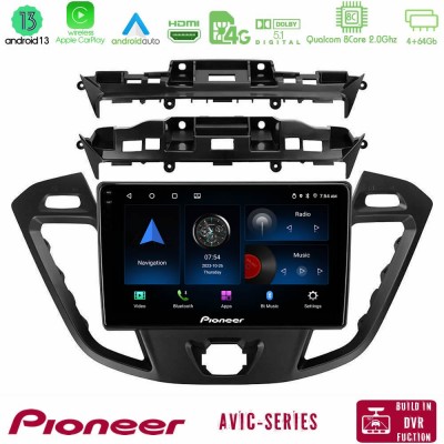 Pioneer AVIC 8Core Android13 4+64GB Ford Transit Custom/Tourneo Custom Navigation Multimedia Tablet 9