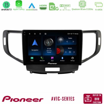 Pioneer AVIC 8Core Android13 4+64GB Honda Accord 2008-2015 Navigation Multimedia Tablet 9
