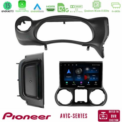 Pioneer AVIC 8Core Android13 4+64GB Jeep Wrangler 2014-2017 Navigation Multimedia Tablet 9