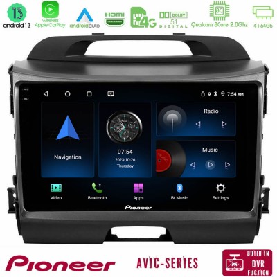 Pioneer AVIC 8Core Android13 4+64GB Kia Sportage Navigation Multimedia Tablet 9