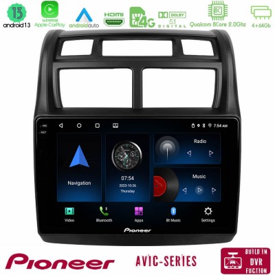 Pioneer AVIC 8Core Android13 4+64GB Kia Sportage 2008-2011 Navigation Multimedia Tablet 9