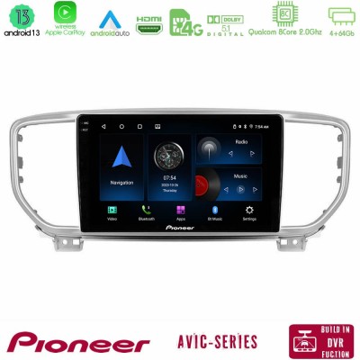 Pioneer AVIC 8Core Android13 4+64GB Kia Sportage 2018-2021 Navigation Multimedia Tablet 9
