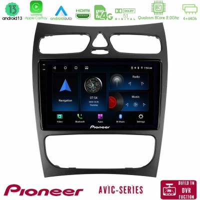 Pioneer AVIC 8Core Android13 4+64GB Mercedes CLK Class W209 2000-2004 Navigation Multimedia Tablet 9
