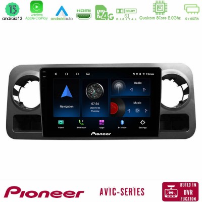 Pioneer AVIC 8Core Android13 4+64GB Mercedes Sprinter W907 Navigation Multimedia Tablet 10