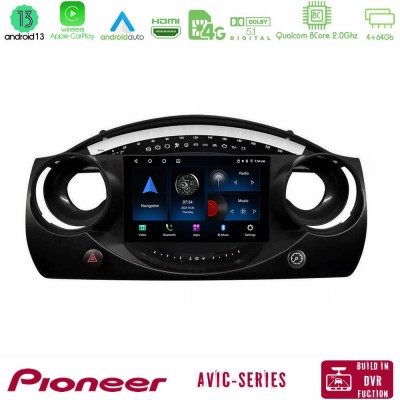 Pioneer AVIC 8Core Android13 4+64GB Mini Cooper R50 Navigation Multimedia Tablet 9