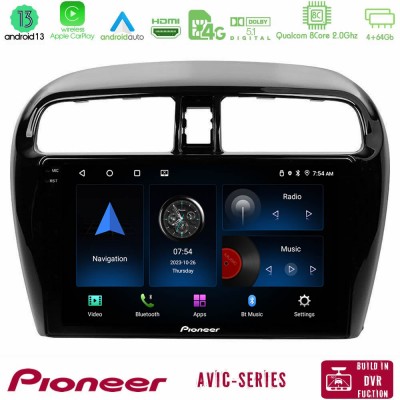 Pioneer AVIC 8Core Android13 4+64GB Mitsubishi Space Star 2013-2016 Navigation Multimedia Tablet 9