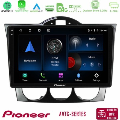 Pioneer AVIC 8Core Android13 4+64GB Mazda RX8 2003-2008 Navigation Multimedia Tablet 9
