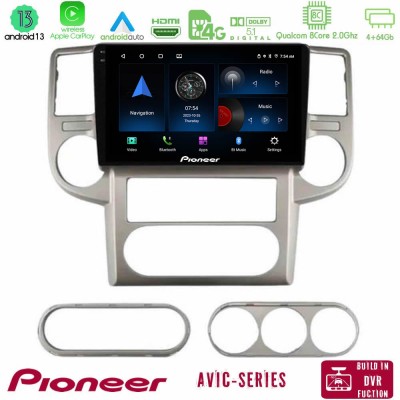 Pioneer AVIC 8Core Android13 4+64GB Nissan X-Trail 2003-2007 Navigation Multimedia Tablet 10
