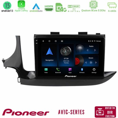 Pioneer AVIC 8Core Android13 4+64GB Opel Mokka 2016-2020 Navigation Multimedia Tablet 9