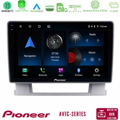 Pioneer AVIC 8Core Android13 4+64GB Opel Astra J 2010-2014 Navigation Multimedia Tablet 9