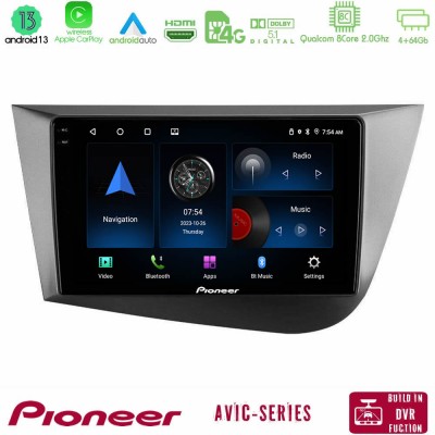 Pioneer AVIC 8Core Android13 4+64GB Seat Leon Navigation Multimedia Tablet 9