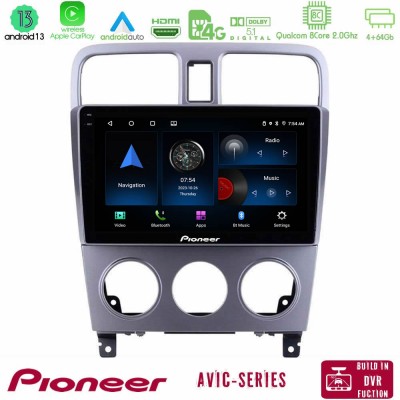 Pioneer AVIC 8Core Android13 4+64GB Subaru Forester 2003-2007 Navigation Multimedia Tablet 9