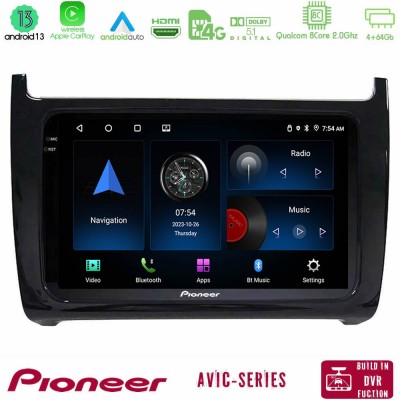 Pioneer AVIC 8Core Android13 4+64GB Vw Polo Navigation Multimedia Tablet 9