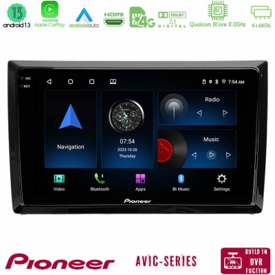Pioneer AVIC 8Core Android13 4+64GB VW Beetle Navigation Multimedia Tablet 9