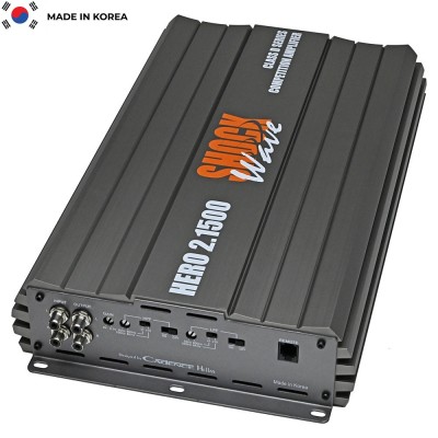 ShockWave Class D 2Channel HERO2.1500 (2x1500Wrms) Made in Korea