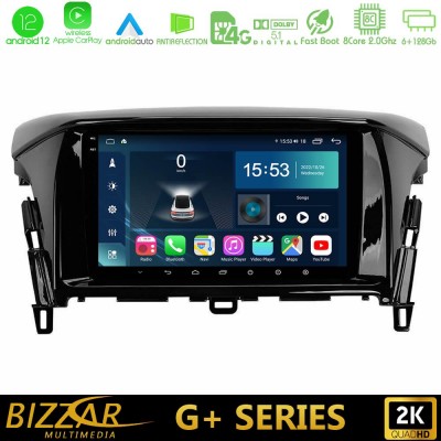 Bizzar G+ Series Mitsubishi Eclipse Cross 8core Android12 6+128GB Navigation Multimedia Tablet 9