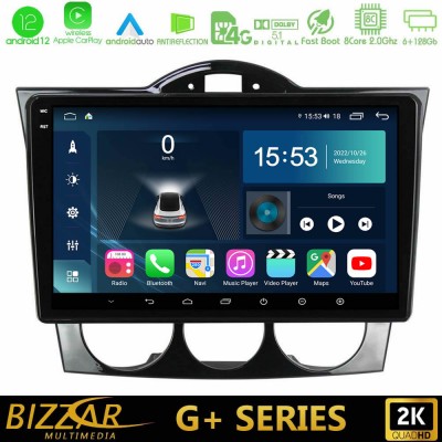 Bizzar G+ Series Mazda RX8 2003-2008 8Core Android12 6+128GB Navigation Multimedia Tablet 9