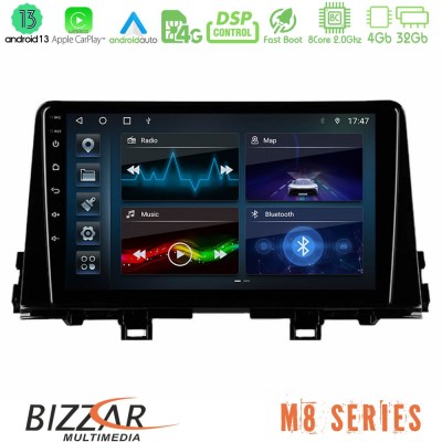 Bizzar M8 Series Kia Picanto 2017-2021 8Core Android13 4+32GB Navigation Multimedia Tablet 9