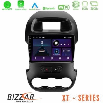 Bizzar XT Series Ford Ranger 2012-2016 4Core Android12 2+32GB Navigation Multimedia Tablet 9