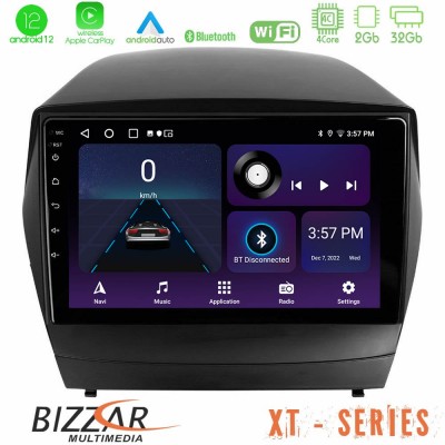 Bizzar XT Series Hyundai IX35 Auto A/C 4Core Android12 2+32GB Navigation Multimedia Tablet 10