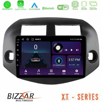 Bizzar XT Series Toyota Rav4 2006-2012 4Core Android12 2+32GB Navigation Multimedia Tablet 10