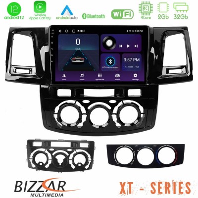 Bizzar XT Series Toyota Hilux 2007-2011 4Core Android12 2+32GB Navigation Multimedia Tablet 9