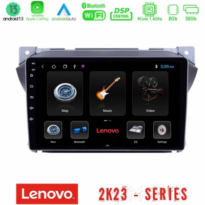 Lenovo Car Pad Suzuki Alto & Nissan Pixo 4Core Android 13 2+32GB Navigation Multimedia Tablet 9