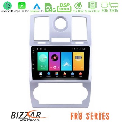 Bizzar FR8 Series Chrysler 300C 8core Android13 2+32GB Navigation Multimedia Tablet 9