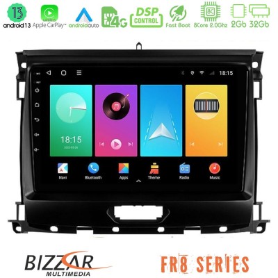 Bizzar FR8 Series Ford Ranger 2017-2022 8core Android 11 2+32GB Navigation Multimedia Tablet 9