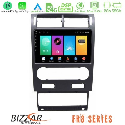 Bizzar FR8 Series Ford Mondeo 2004-2007 8core Android 11 2+32GB Navigation Multimedia Tablet 9