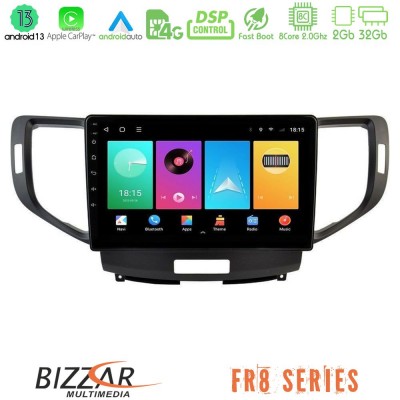 Bizzar FR8 Series Honda Accord 2008-2015 8core Android13 2+32GB Navigation Multimedia Tablet 9