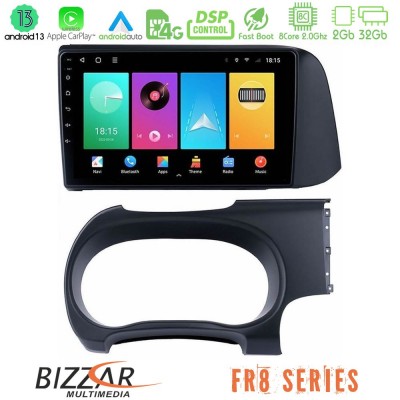 Bizzar FR8 Series Hyundai i10 8core Android13 2+32GB Navigation Multimedia Tablet 9