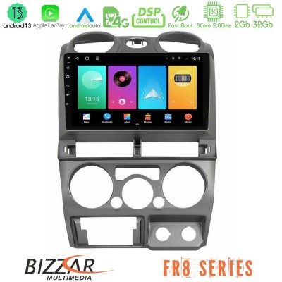 Bizzar FR8 Series Isuzu D-Max 2007-2011 8core Android 11 2+32GB Navigation Multimedia Tablet 9
