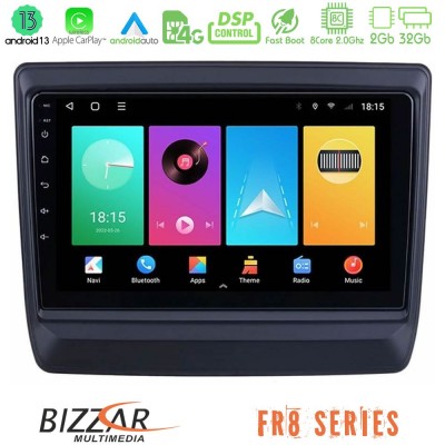 Bizzar FR8 Series Isuzu D-MAX 2020-2022 8core Android13 2+32GB Navigation Multimedia Tablet 9