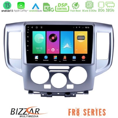 Bizzar FR8 Series Nissan NV200 8core Android13 2+32GB Navigation Multimedia Tablet 9