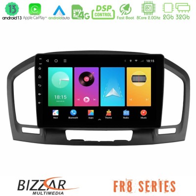Bizzar FR8 Series Opel Insignia 2008-2013 8core Android13 2+32GB Navigation Multimedia Tablet 9