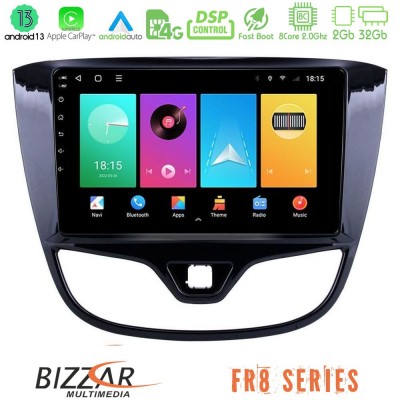 Bizzar FR8 Series Opel Karl 2017-2019 8core Android 11 2+32GB Navigation Multimedia Tablet 9