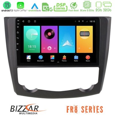 Bizzar FR8 Series Renault Kadjar 8core Android13 2+32GB Navigation Multimedia Tablet 9