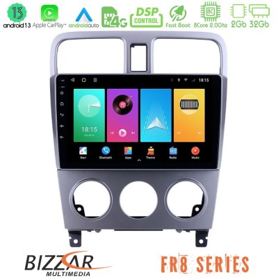 Bizzar FR8 Series Subaru Forester 2003-2007 8core Android 11 2+32GB Navigation Multimedia Tablet 9
