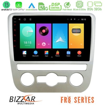 Bizzar FR8 Series VW Scirocco 2008 – 2014 8core Android13 2+32GB Navigation Multimedia Tablet 9