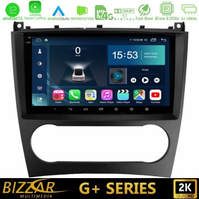 Bizzar G+ Series Mercedes W203 Facelift 8core Android12 6+128GB Navigation Multimedia Tablet 9