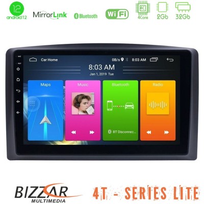 Bizzar 4T Series Mercedes Vito 2015-2021 4Core Android12 2+32GB Navigation Multimedia Tablet 10