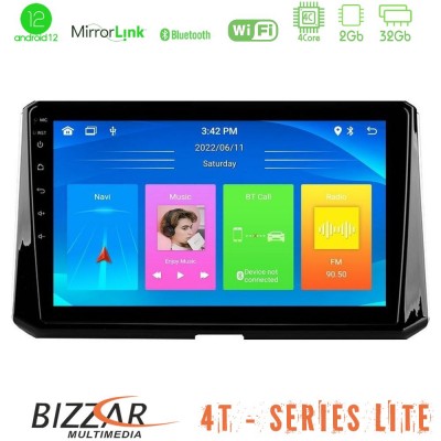 Bizzar 4T Series Toyota Corolla 2019-2022 4Core Android12 2+32GB Navigation Multimedia Tablet 10