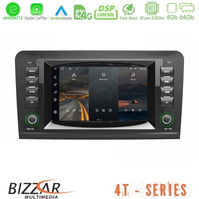 Bizzar OEM Mercedes ML/GL Class (W164) 8core Android12 4+64GB Navigation Multimedia Deckless 7