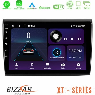 Bizzar XT Series Fiat Bravo 4Core Android12 2+32GB Navigation Multimedia Tablet 9