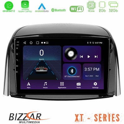 Bizzar XT Series Renault Koleos 2007-2015 4Core Android12 2+32GB Navigation Multimedia Tablet 9