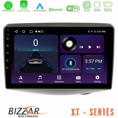 Bizzar XT Series Toyota Yaris 1999 - 2006 4Core Android12 2+32GB Navigation Multimedia Tablet 9