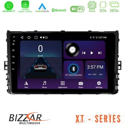 Bizzar XT Series VW MQB 2017-> 4Core Android12 2+32GB Navigation Multimedia 9