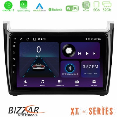 Bizzar XT Series Vw Polo 4Core Android12 2+32GB Navigation Multimedia Tablet 9